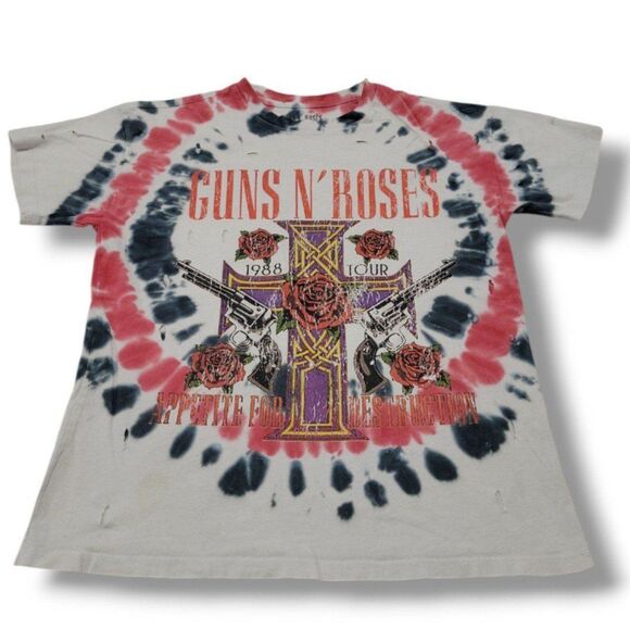 Guns N' Roses Shirt Size Small By Bravado Appetite For Destruction 1988 Tour Tee - Picture 1 of 7